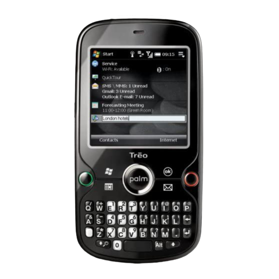 Palm 1065NA - Treo Pro Smartphone 100 MB User Manual