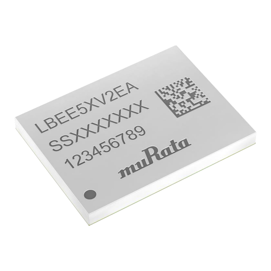 Murata LBEE5XV2EA Manuals