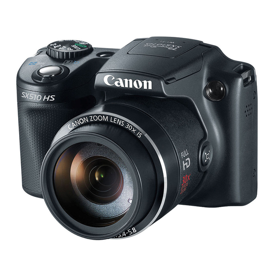 Canon PowerShot SX510 HS Manuals