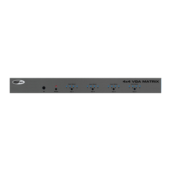 Gefen EXT-VGAAUD-444 User Manual