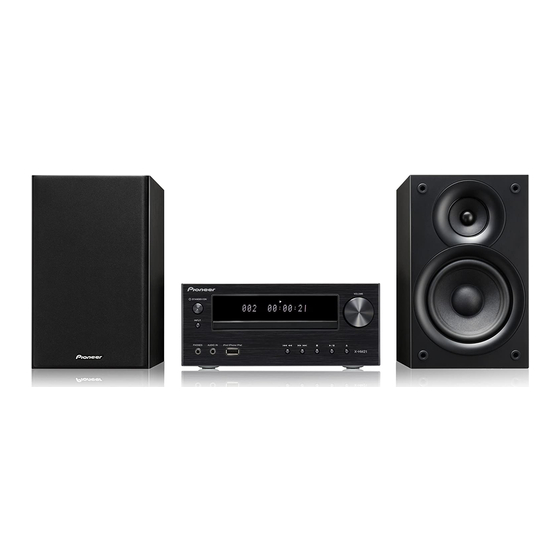 Pioneer X-HM11DAB-k Operating Instrctions