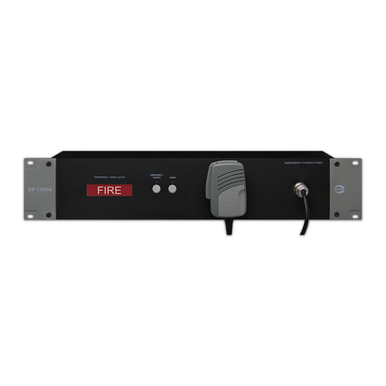 Amperes EP1200A Paging Microphone Manuals