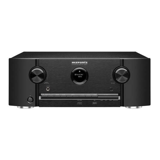 Marantz SR5011 Quick Start Manual
