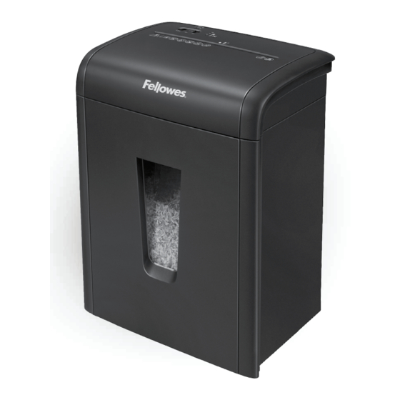 Fellowes Powershred 10MC Instruction Manual