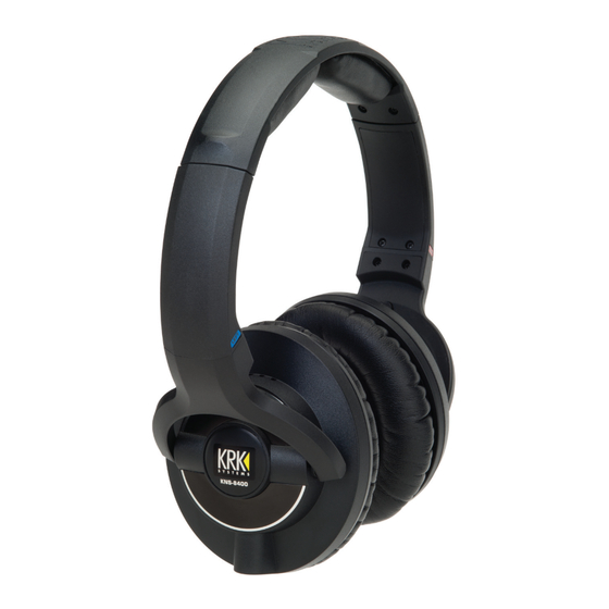 KRK KNS KNS6400 User Manual