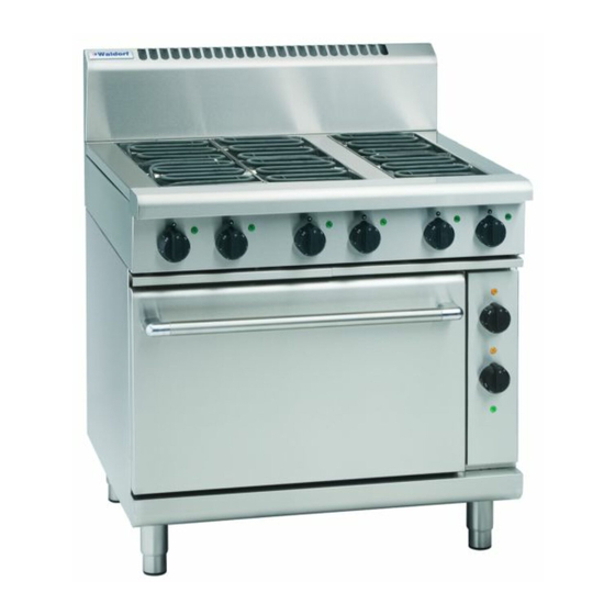 Moffat Waldorf RNL8610E Series Installation And Operation Manual