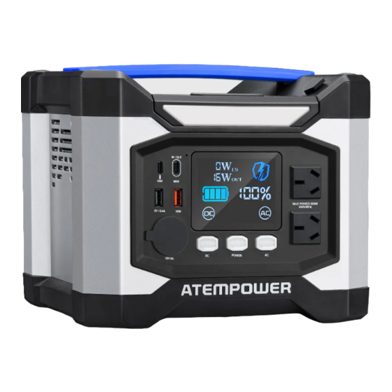 ATEMPOWER AP500X User Manual