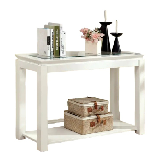Furniture of America Venta CM4238WHS Assembly Instructions
