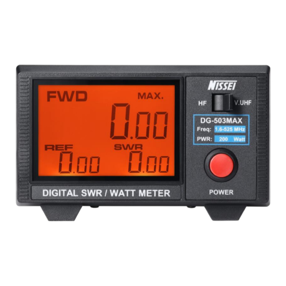 Radioddity NISSEI DG-503 Manual