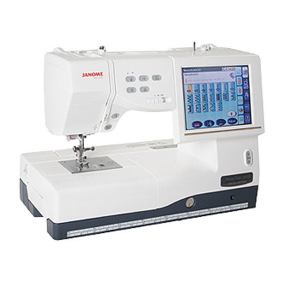 Janome Sewing Machine Getting Started Manual