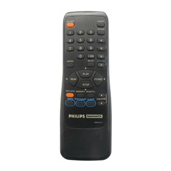 Philips/Magnavox CCZ192AT Owner's Manual