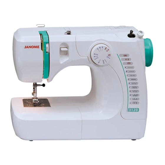 Janome Sewing Machine Instruction Book