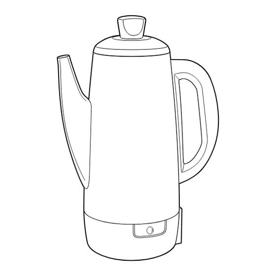 User Manuals: Hamilton Beach Percolator 840107700 Maker