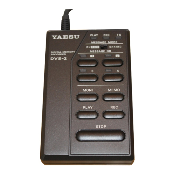 Yaesu DVS-2 User Manual