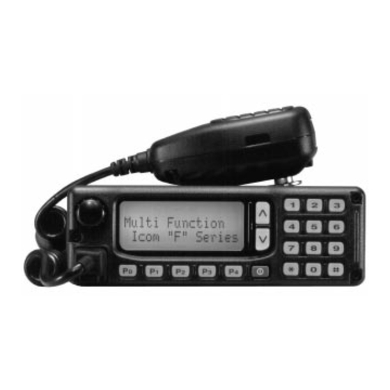 Icom IC-F2610 Service Manual