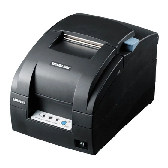 BIXOLON SRP-275 Driver Manual