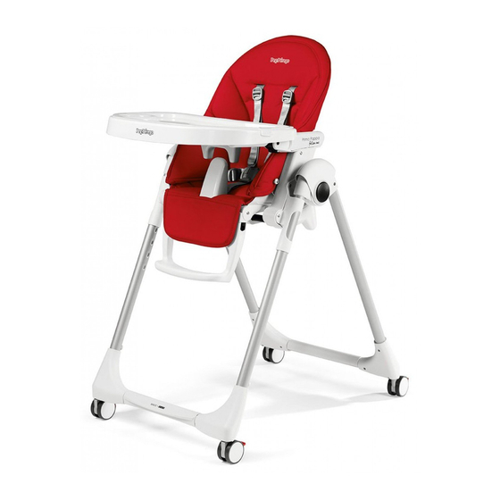 Peg-Perego Prima Pappa Follow Me Instructions For Use Manual