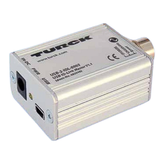 turck IO-Link Master V1.1 Instructions For Use Manual