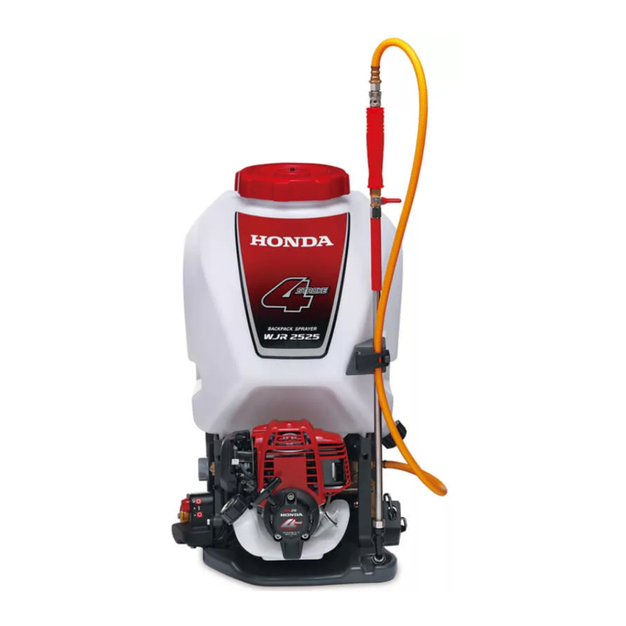 Honda Power Products WJR1525 Owner's Manual