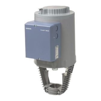 Siemens SKB62 Series Mounting Instructions