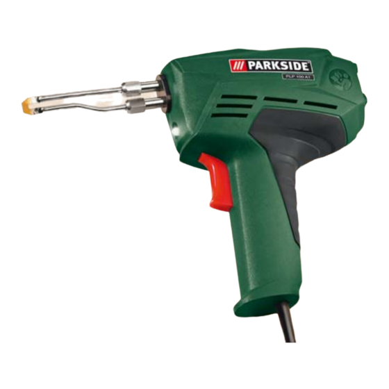 Parkside PLP 100 A1 SOLDERING GUN Operation And Safety Notes