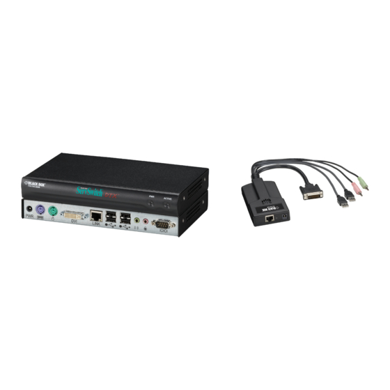 Black Box ServSwitch DTX5000 User Manual