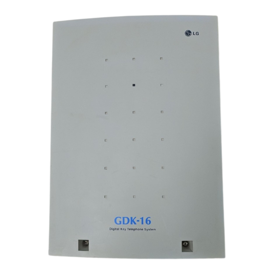 LG GDK-16D Installation Manual