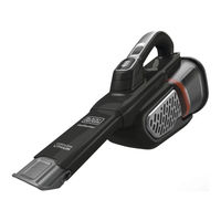 Black+Decker dustbuster AdvancedClean+ HHVK415B01 Instruction Manual