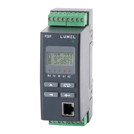 Lumel P30P User Manual