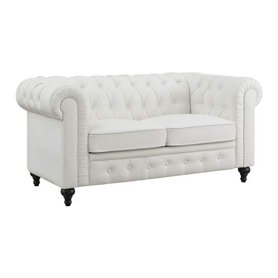 Naomi Home Emery Chesterfield Loveseat Assembly Instructions