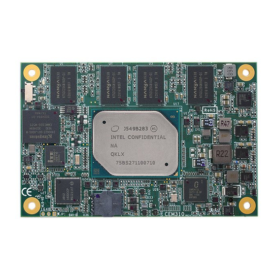 AXIOMTEK CEM310 Quick Installation Manual