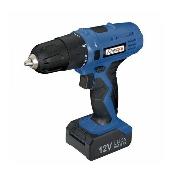 Ribimex Ribitech PRLPV120 User And Maintenance Manual