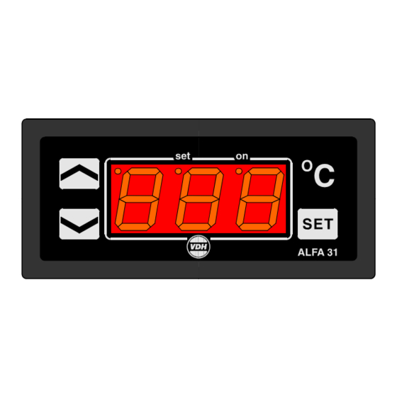 VDH ALFANET 31 User Manual