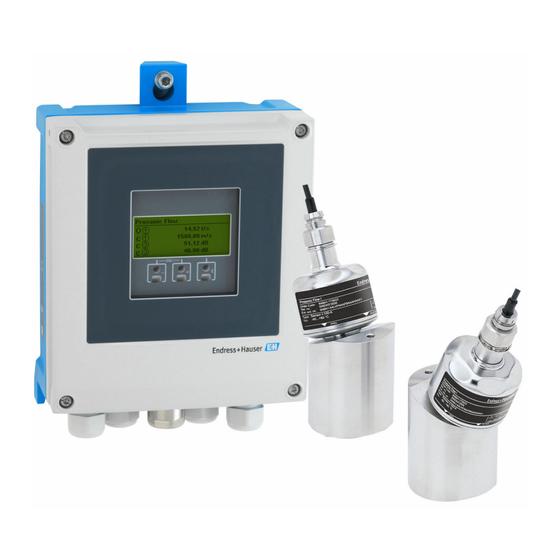 Endress+Hauser Proline Prosonic Flow I 400 Operating Instructions Manual