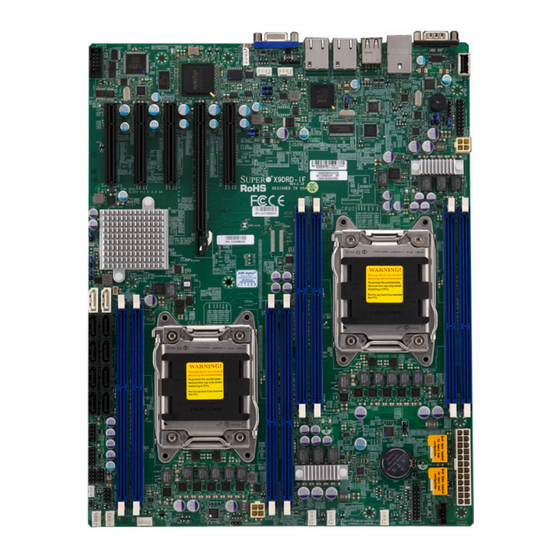 Supermicro X9DRD-iF Manuals