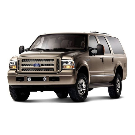 Ford U137 Excursion 2005 Owner's Manual