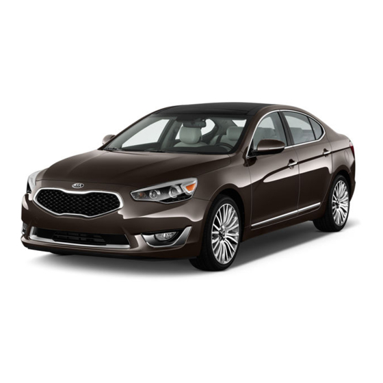 Kia 2016 Cadenza Owner's Manual