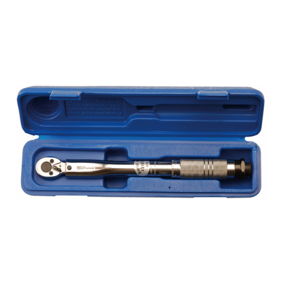 BGS technic 98 Quick Start Manual