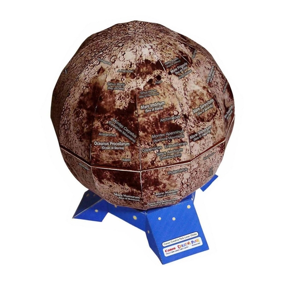 Canon Lunar Globe Assembly Instructions