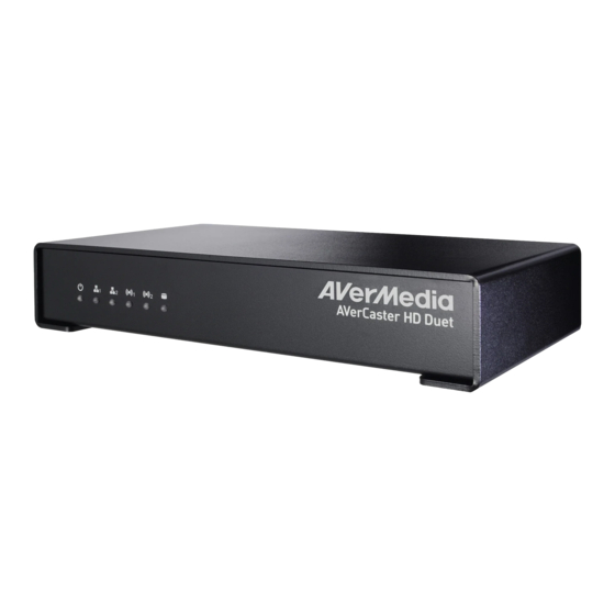 Avermedia AVerCaster HD Duet F239 Encoder Manuals