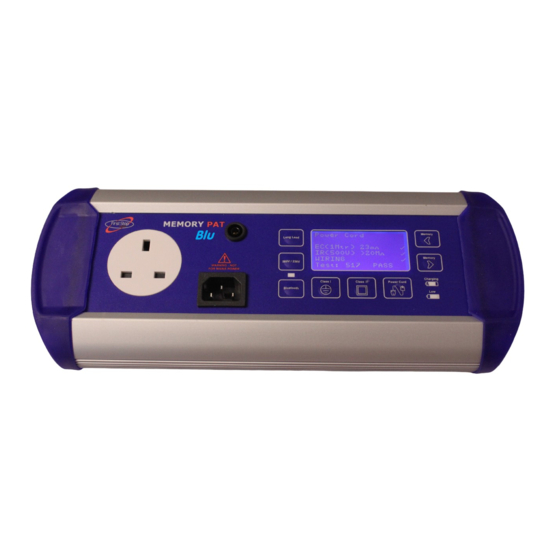 First Stop Safety MemoryPAT-Blu User Manual