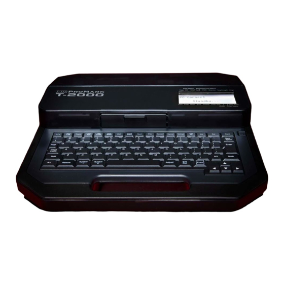 Partex ProMark T-2000 User Manual