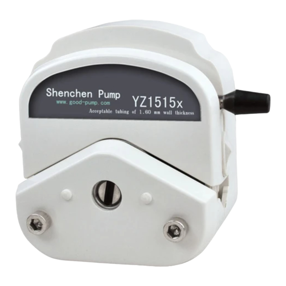 Shenchen Precision Pump YZ Series Instruction Manual