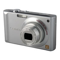 Panasonic DMC FX55S - Lumix Digital Camera Operating Instructions Manual