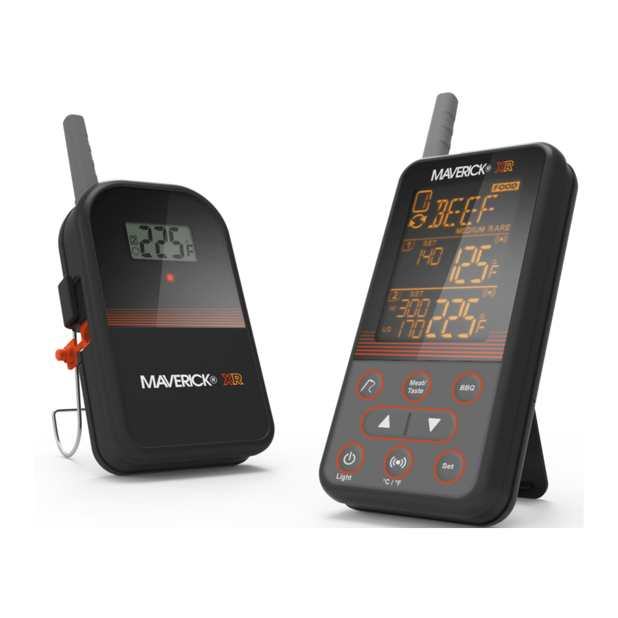 Maverick XR-40 - Extended Range Wireless BBQ & Meat Thermometer Manual