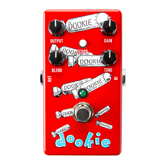 mxr Dookie Drive DD25V4 Manual