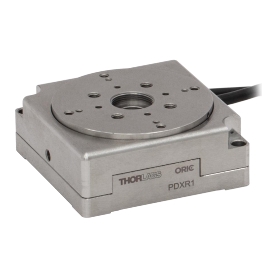 THORLABS PDXR1 User Manual