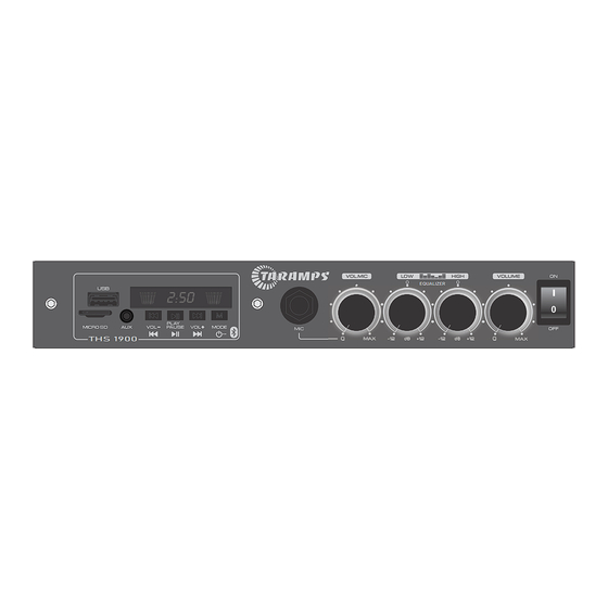 Taramps THS 1900 Manuals