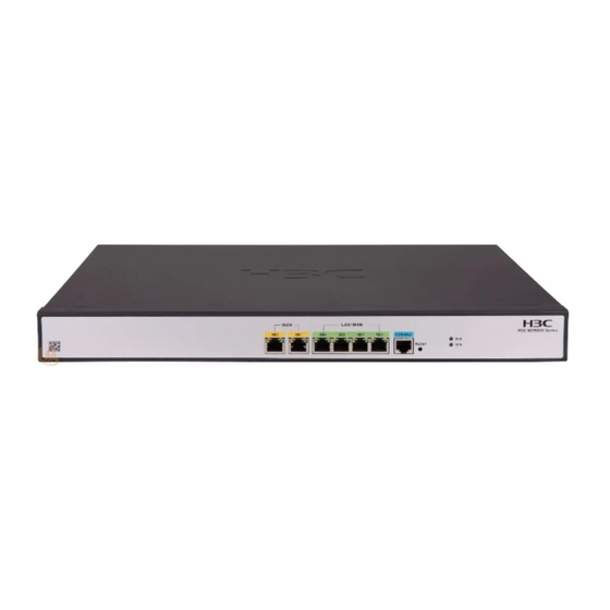 H3C MSR830 Installation, Quick Start