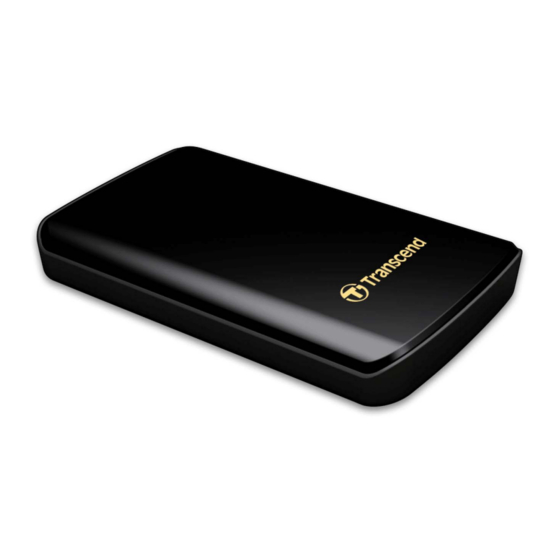 Transcend StoreJet 25D3 User Manual